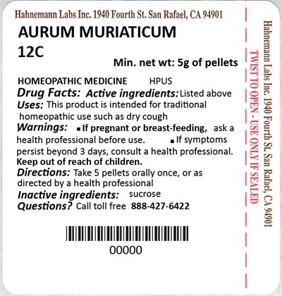 Aurum Muriaticum 12C 5g.jpg Aurum Muriaticum 12C 5g - Aurum Muriaticum 12C 5g